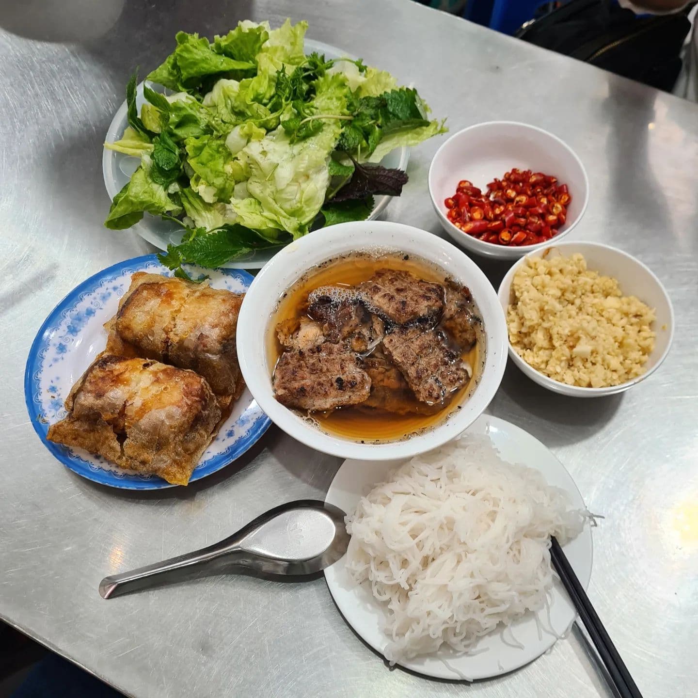 Bún Chả - Grilled pork with vermicelli
