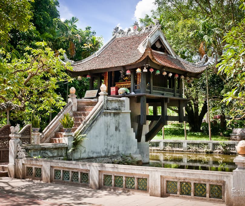 One Pillar Pagoda in Hanoi